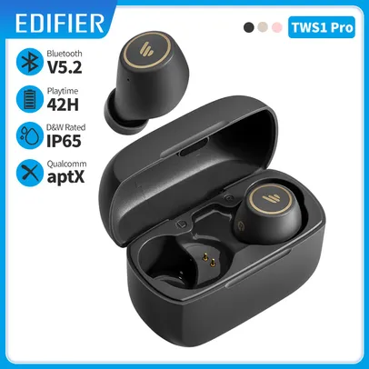 Fone de Ouvido EDIFIER TWS1 Pro TWS Wireless Bluetooth Earphone aptX Bluetooth V5.2