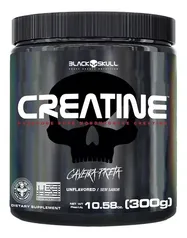 Suplemento em pó Black Skull  Creatine creatina monohidratada em pote de 300g