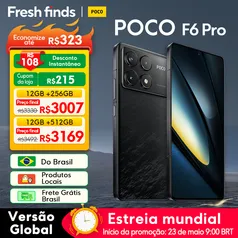 [NO BRASIL]SMARTPHONE POCO F6 PRO 12/256 SNAPDRAGON 8GEN2