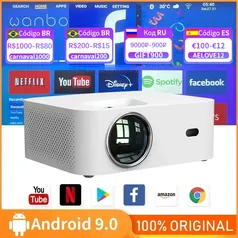 Projetor Wanbo x1 Pro 4K Android 9.0