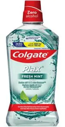 [Recorrência] Enxaguante Bucal Colgate Plax Fresh Mint 1000Ml | R$17