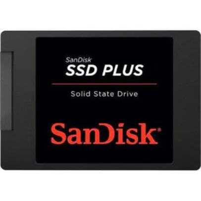 [AME] SSD 240GB Plus - Sandisk - R$160 (ou R$152 com Ame)