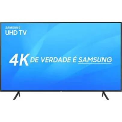 Smart TV LED 49" Samsung Ultra HD 4K 49NU7100 3 HDMI 2 USB HDR - R$ 1699