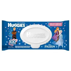 Toalhas Umedecidas Huggies Frozen - Edição Limitada - Kit com 3 embalagens - 3x100 toalhas cada