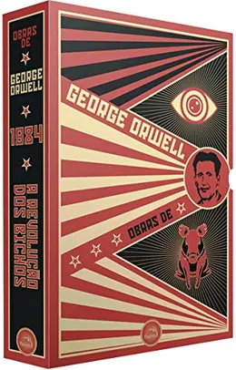 Box Obras De George Orwell + Pôster + Marcadores + Cards