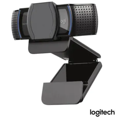 Câmera Webcam Full HD Preto - Logitech - C920s - PIX