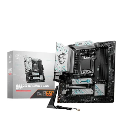 [APP] Placa Mãe MSI B650M Gaming Plus, AMD AM5, M-ATX, DDR5, Wi-Fi - B650M GAMING PLUS WIFI