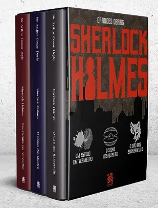 Grandes Obras Sherlock Holmes - Box com 3 Livros