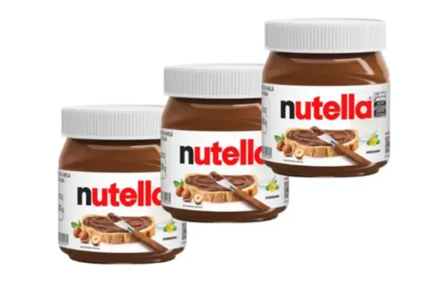 [Cliente Ouro 47,51]Kit 3 Creme de Avelã com Cacau Nutella Ferrero 350g