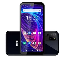 Smartphone Philco Hit P8, 32GB, 3GB RAM, Octa Core, Câmera 13MP, Tela Infinita de 6, Dark Blue - 98253010