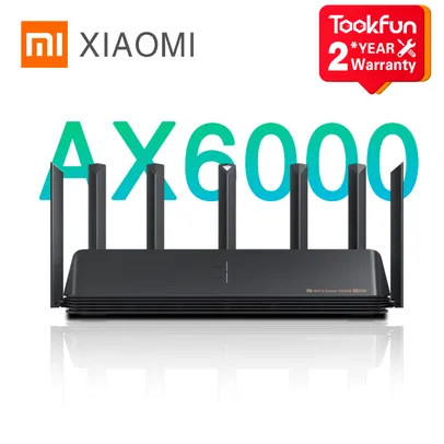 [11-11]  Roteador Xiaomi AX6000 AIoT Router 6000Mbs WiFi6 VPN 512MB Qualcomm CPU