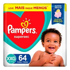 Fralda Pampers Supersec XXG - 128 Unidades