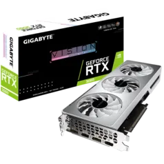 Placa de Vídeo Gigabyte GeForce RTX 3060 VISION OC 12G, LHR, 12GB, GDDR6, DLSS, Ray Tracing, GV-N306