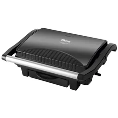 Sanduicheira e Grill Philco Press Titanium Inox Pgr08t 220v