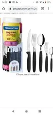 FAQUEIRO INOX 30PC IPANEMA PRETO Tramontina | R$43