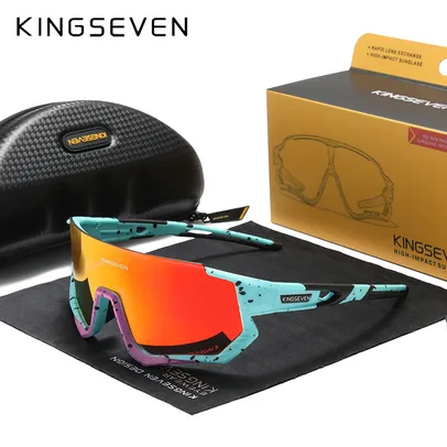 [DIA DO CONSUMIDOR] - Óculos de Ciclismo uv400 polarizados Kingseven