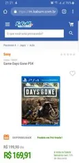 (A vista) Days Gone PS4