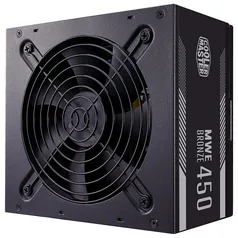 Fonte Cooler Master MWE Bronze, 450W, 80 Plus Bronze - R$260