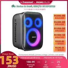 [ Do Brasil] Caixa de Som Tronsmart Halo 200 Bluetooth 120W