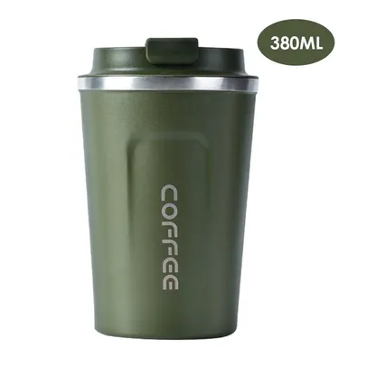 [Ame R$48] Copo térmico de café de aço inoxidável resistente para bebidas quentes e frias