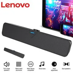 [Novos Usuários] Soundbar LENOVO 6W - R$93