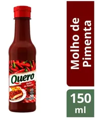 [C. Ouro + Cashback MagaluPay] Molho de pimenta Quero 150ml | R$ 0,83