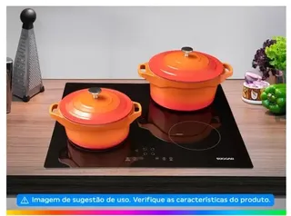 Cooktop 4 Bocas Indução Suggar Vitrocerâmico