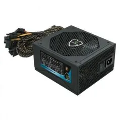 Fonte Atx Gamemax Gm500 500 W Real Preta Pfc Ativo Bivolt 80 Plus Bronze R$231