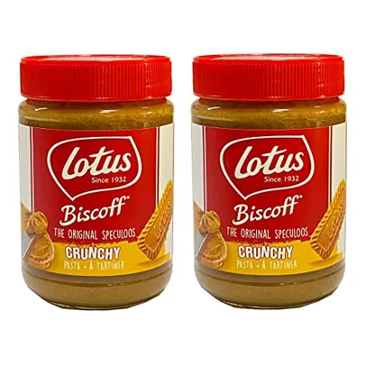 Pasta de Speculoos Crunchy Biscoff Lotus - 2 unidades 2 x 400g (Total 800g)