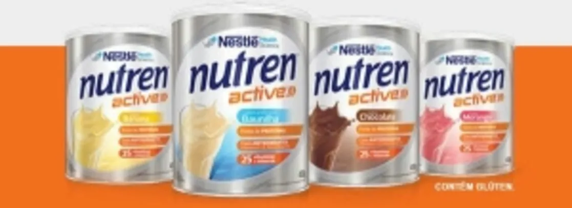 Amostra grátis Nestlé Nutren Active