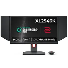 Monitor Gamer BenQ ZOWIE XL2546K para PC com 24.5", 240Hz, Tecnologia DyAc, Black eQualizer, S Switc