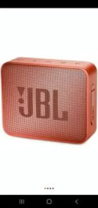 JBL Go 2, Bluetooth, À Prova D´Água, 3.1W, Rose - JBLGO2CINNAMON - R$180