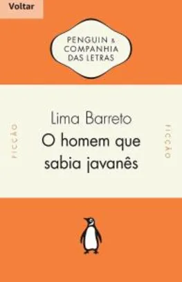 E-book: O homem que sabia javanês, Lima Barreto | R$ 2