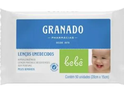 Lenço umidecido pele sensível granado | R$7