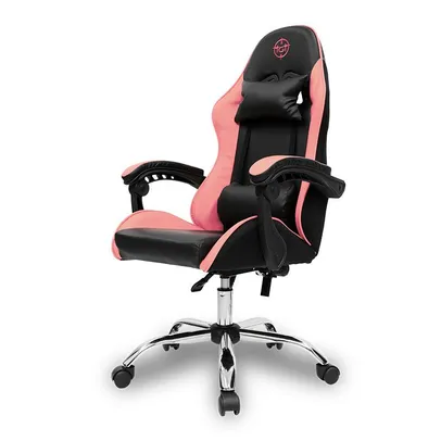 Cadeira Gamer TGT Heron, Preta e Rosa, TGT-HR-BPK01