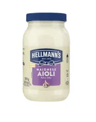 Maionese Hellmanns Aioli Caixa 12 Unidades | R$32