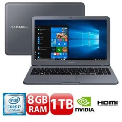 Notebook Samsung Expert Intel i7-7500U