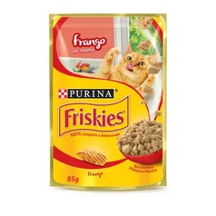 [1,99 Lv6Pg5 Regional] Ração Úmida para Gato Purina Friskies Frango com Molho Sachê 85g