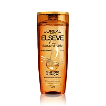 [Rec] Shampoo Óleo Extraordinário Elseve L'Oréal Paris 400 ml, L'Oréal Paris, Branco, 400Ml