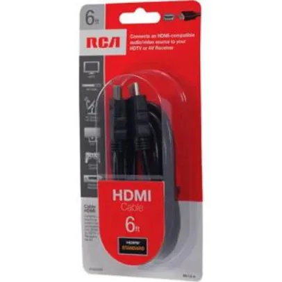 Cabo HDMI 1,80m RCA - R$ 5