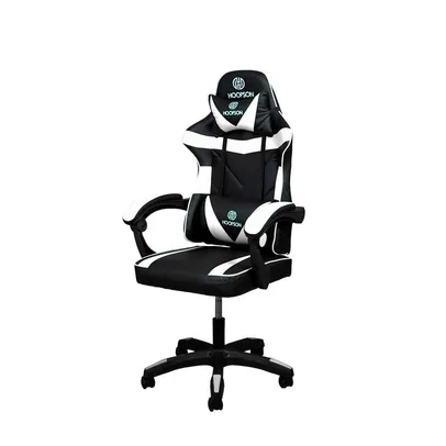 Cadeira Gamer Hoopson CG506 Preta com Branca