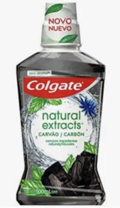 [Prime] Enxaguante Bucal Colgate Natural Extracts Carvão 500ml, Colgate | R$12