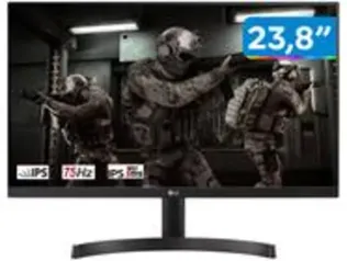 Monitor Gamer 75Hz Full HD 23,8” LG 24ML600M-B