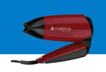 Secador de Cabelos Cadence Beauté Rouge 1200W - Dobrável + 10% off + FG