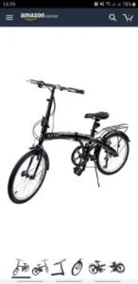 Bicicleta Eco+ Dobravel, Aro 20, 6 velocidades, Durban - R$950