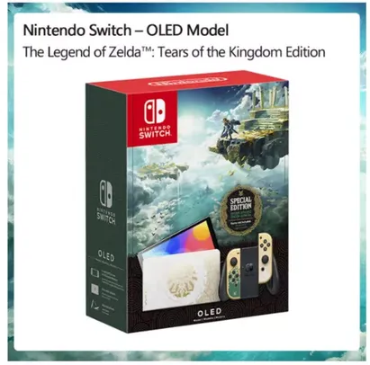 Console Nintendo Switch Oled: Zelda Tears of the Kingdom Edition