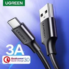 [NOVO USUÁRIO] CABO UGREEN CARREGAMENTO RAPIDO USB C | R$0,06