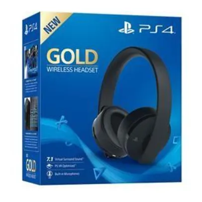 [Marketplace] Headset Wireless PlayStation Série Ouro - PlayStation 4 - CUHYA-0080BR