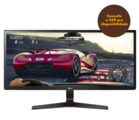 Monitor LG Pro Gamer UltraWide Full HD 29" 29UM69G Preto