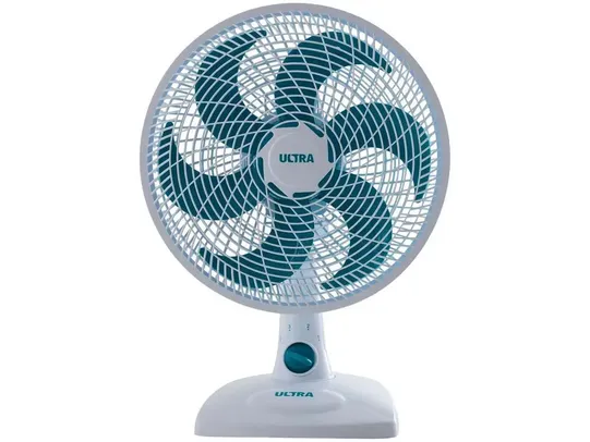 [Magalu]  Ventilador 2 em 1 Ultra V-30B-6P 30cm 6 Pás 3 Velocidades Branco e Azul - 110V 